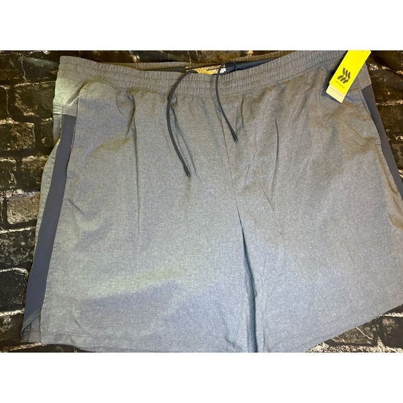 All in Motion Men's Lined Run Shorts 9", Navy Heather, Size XXL, NWT - Picture 5 of 8